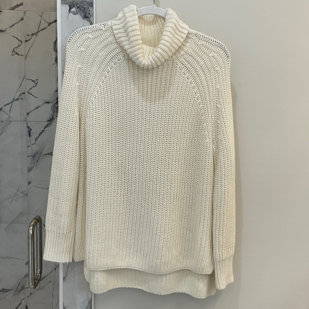 525 American Cotton Shaker Turtleneck - M